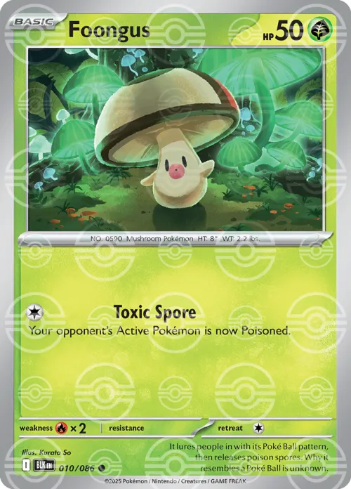 Foongus - Poke Ball Pattern