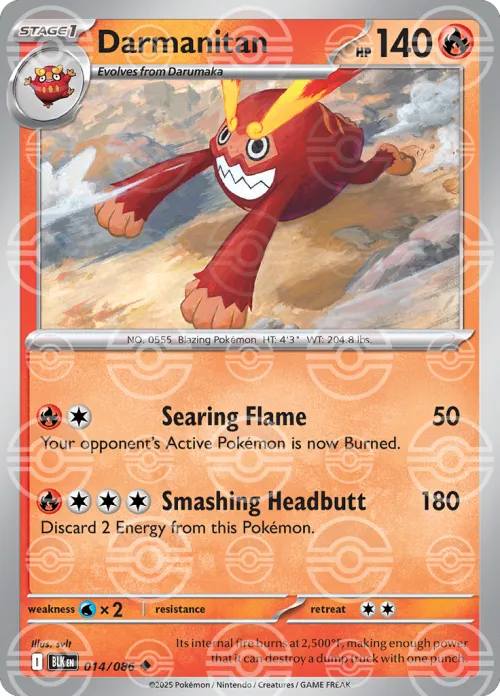Darmanitan - Poke Ball Pattern