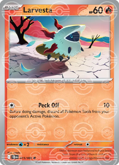 Larvesta - Poke Ball Pattern