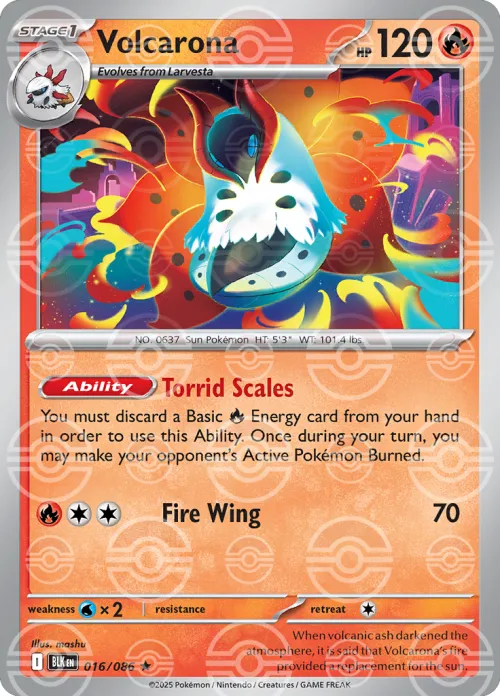 Volcarona - Poke Ball Pattern