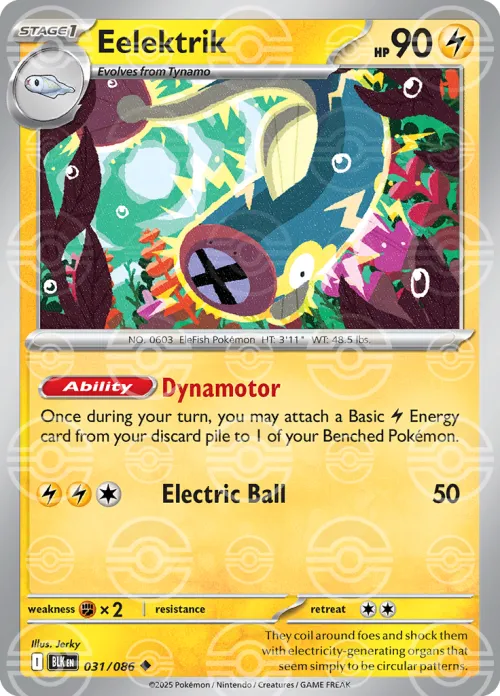 Eelektrik - Poke Ball Pattern