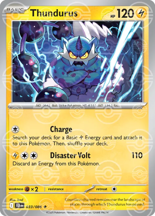 Thundurus - Poke Ball Pattern