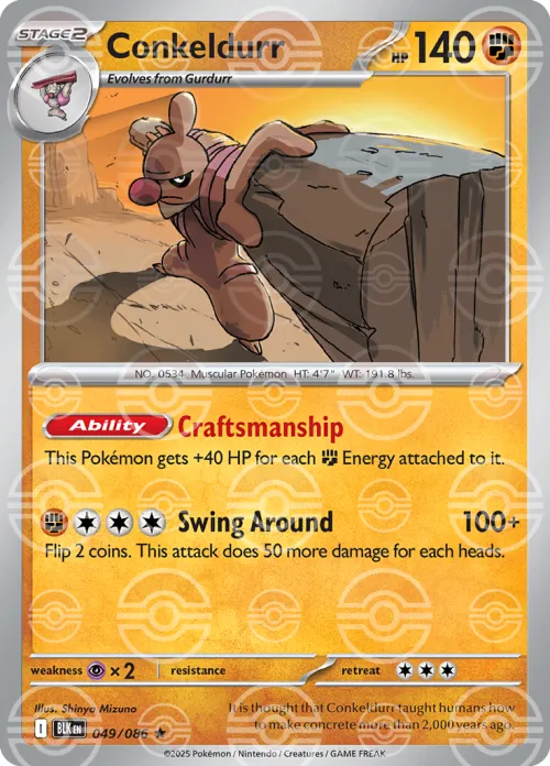 Conkeldurr - Poke Ball Pattern