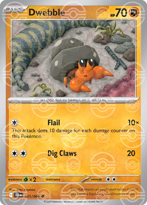 Dwebble - Poke Ball Pattern
