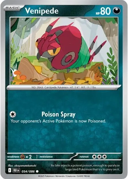Venipede - Reverse Holo