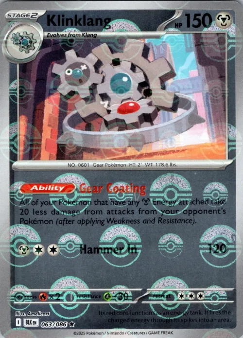 Klinklang - Poke Ball Pattern