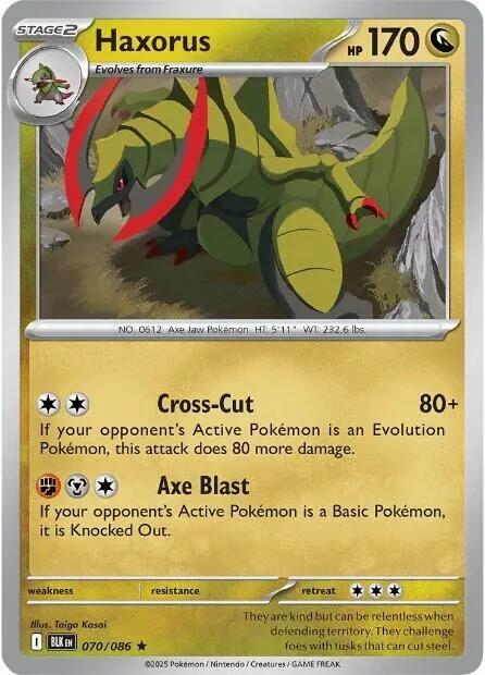 Haxorus - Reverse Holo