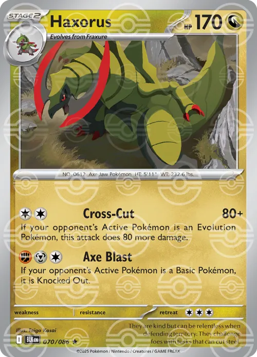 Haxorus - Poke Ball Pattern