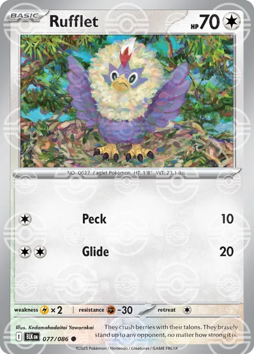 Rufflet - Poke Ball Pattern