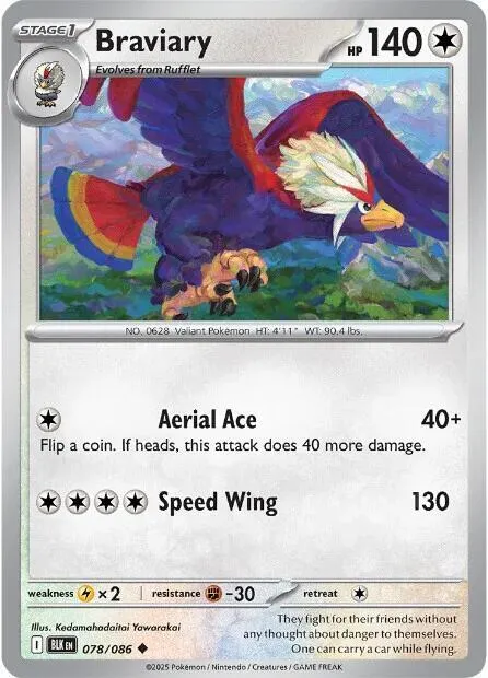 Braviary - Reverse Holo
