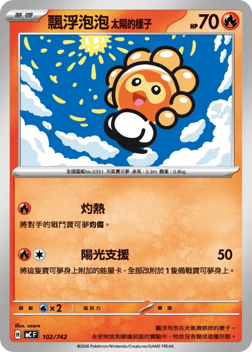Castform Sunny Form