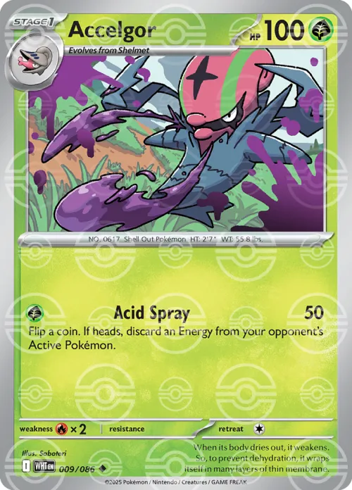 Accelgor - Poke Ball Pattern
