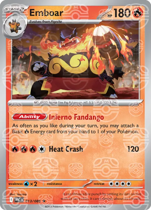 Emboar - Master Ball Pattern
