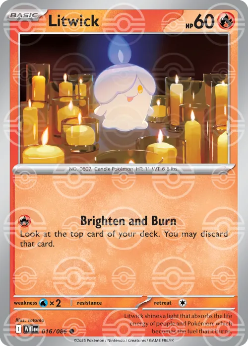 Litwick - Poke Ball Pattern