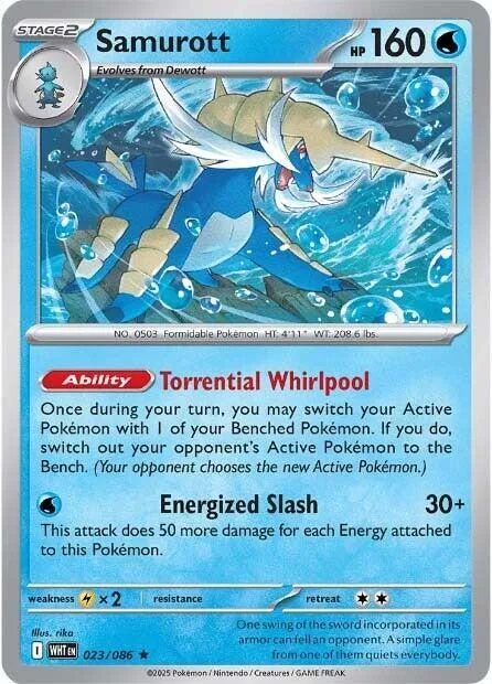 Samurott - Reverse Holo