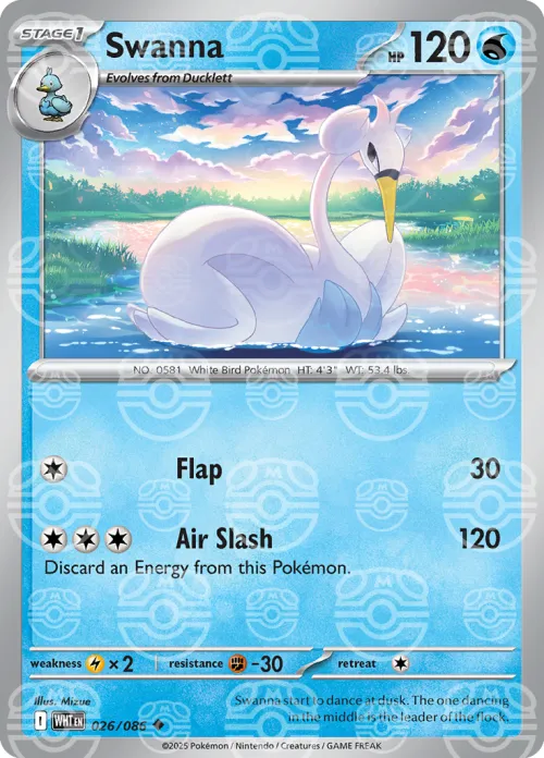 Swanna - Master Ball Pattern