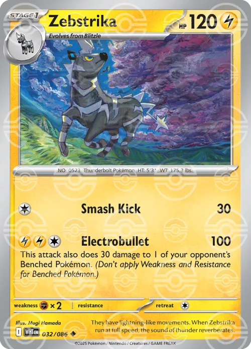 Zebstrika - Poke Ball Pattern