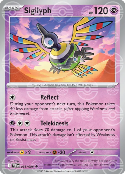 Sigilyph - Poke Ball Pattern