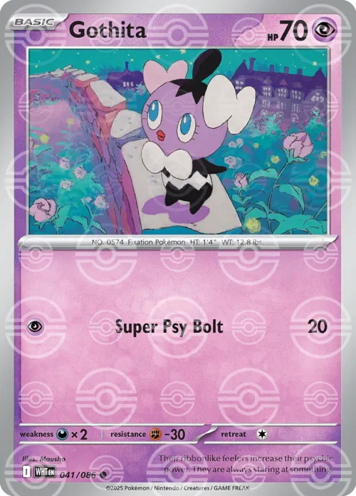 Gothita - Poke Ball Pattern