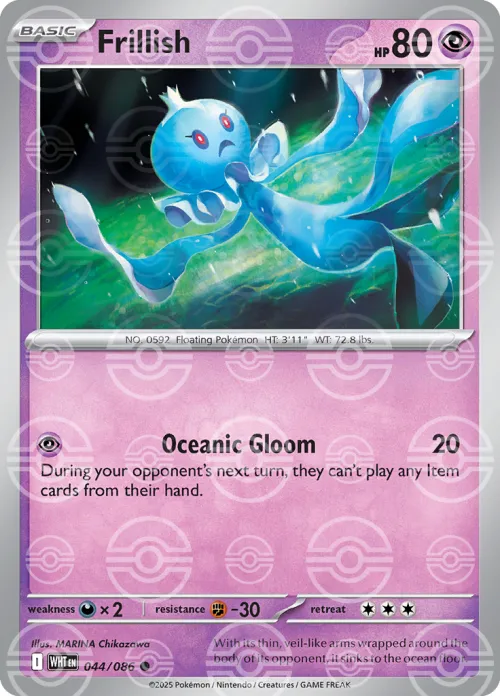 Frillish - Poke Ball Pattern