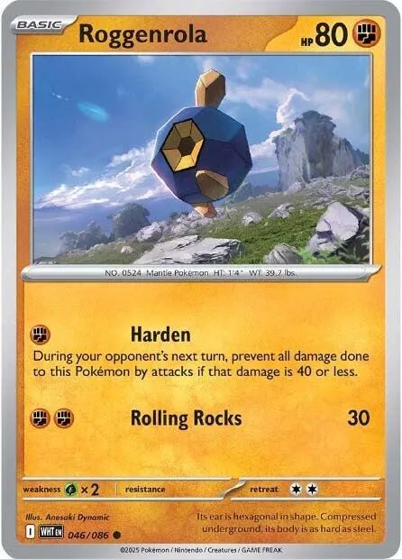 Roggenrola - Reverse Holo