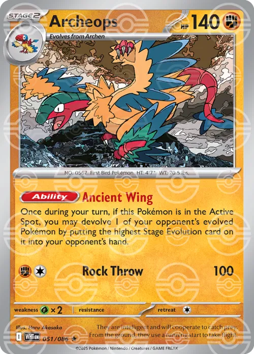 Archeops - Poke Ball Pattern
