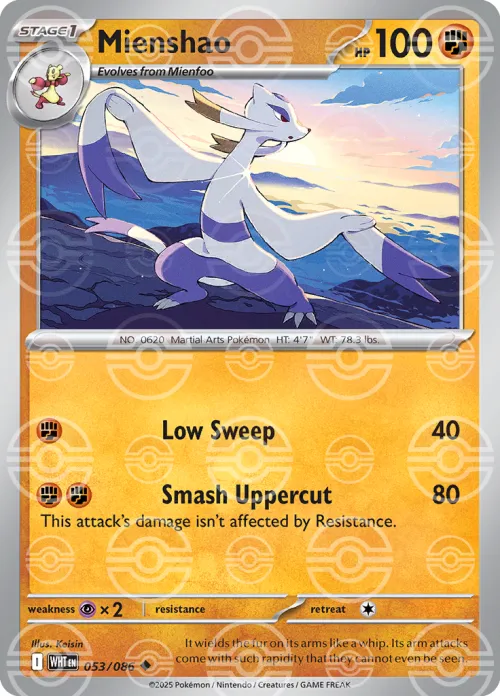 Mienshao - Poke Ball Pattern