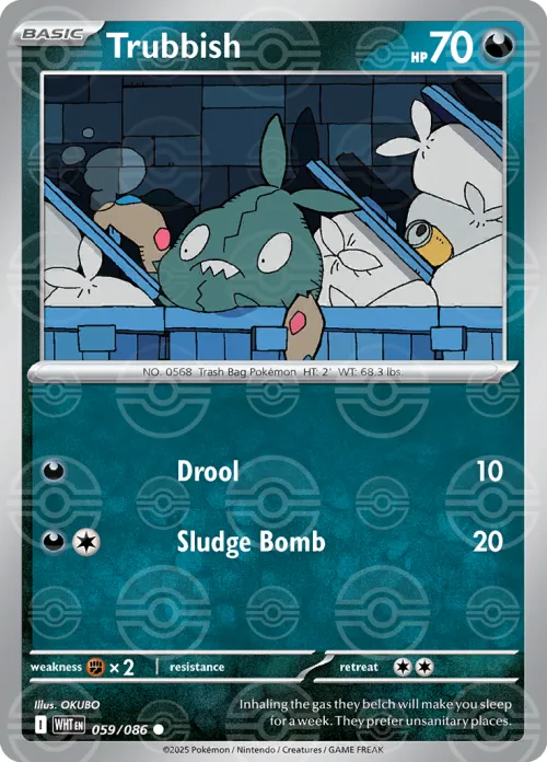 Trubbish - Poke Ball Pattern