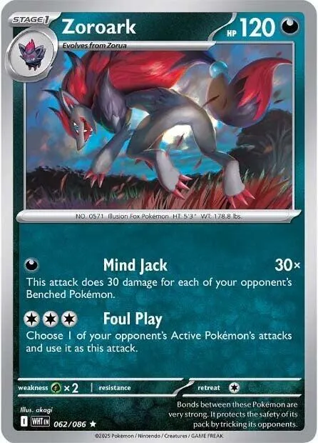 Zoroark - Reverse Holo