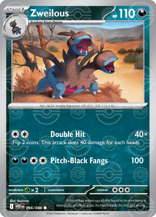 Zweilous - Poke Ball Pattern