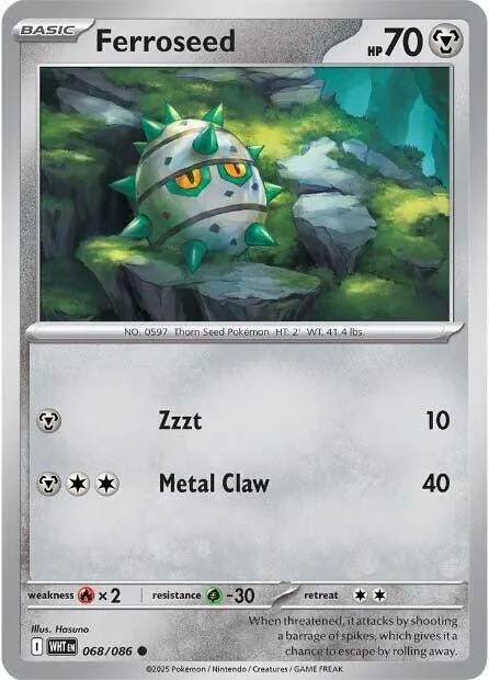 Ferroseed - Reverse Holo