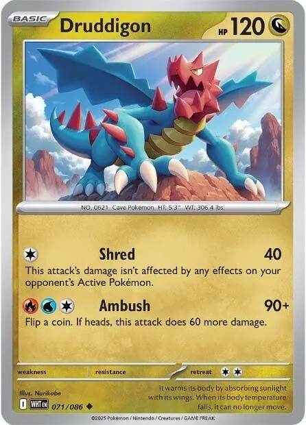 Druddigon - Reverse Holo
