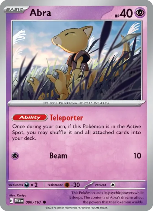 Abra - Reverse Holo