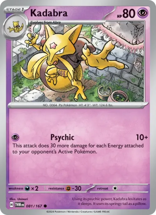Kadabra - Reverse Holo