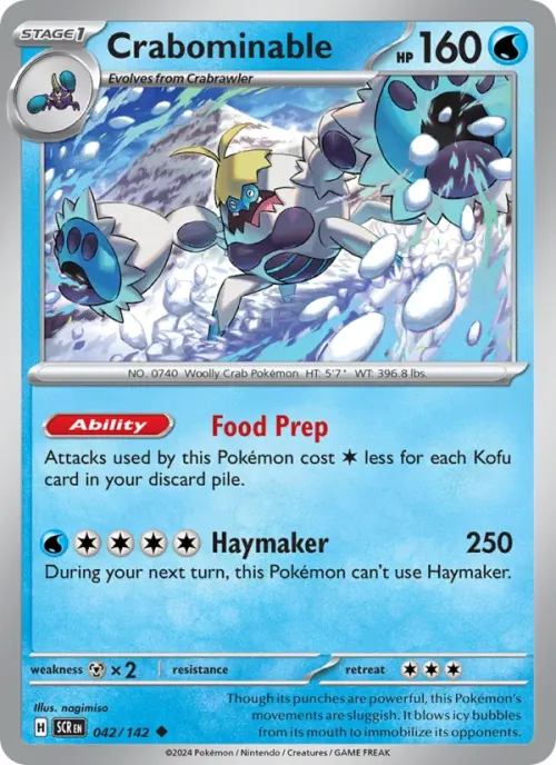 Crabominable - Reverse Holo