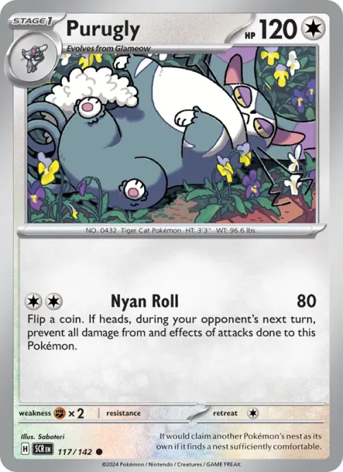 Purugly - Reverse Holo