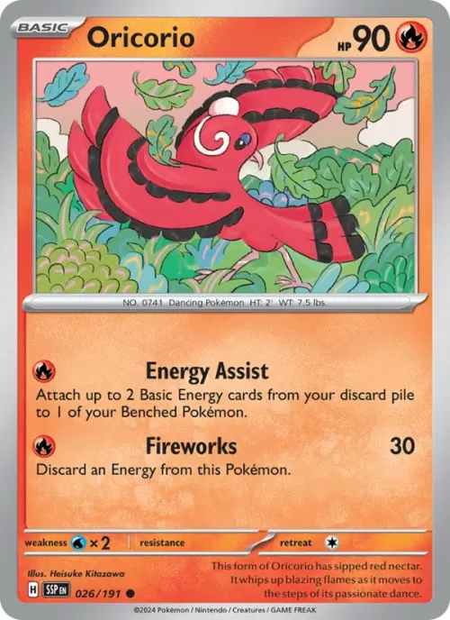 Oricorio - Reverse Holo