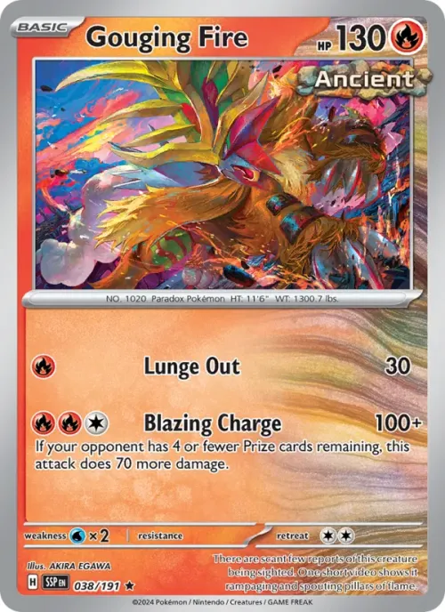 Gouging Fire - Holo