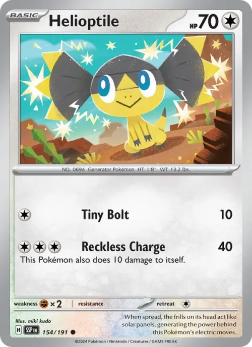 Helioptile - Reverse Holo