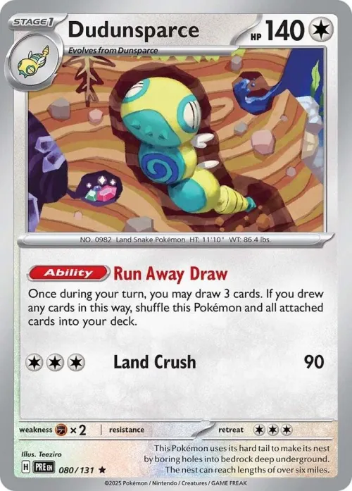 Dudunsparce - Holo