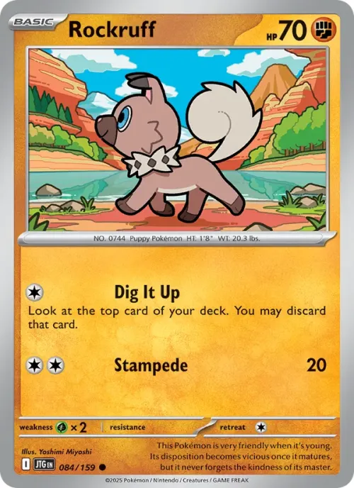 Rockruff - Reverse Holo