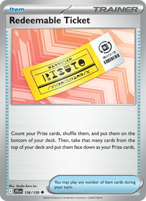 Redeemable Ticket - Reverse Holo