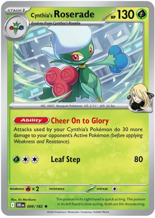 Cynthia's Roserade - Holo