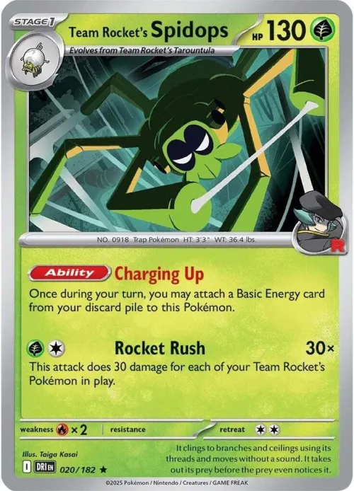 Team Rocket's Spidops - Holo