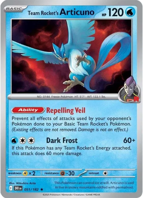 Team Rocket's Articuno - Holo