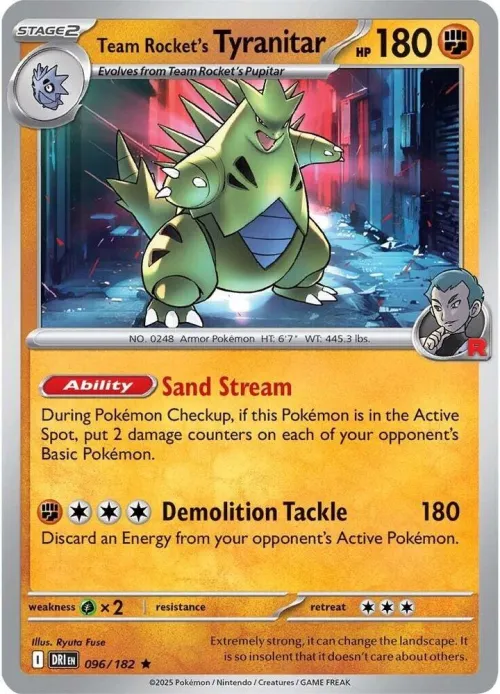 Team Rocket's Tyranitar - Holo