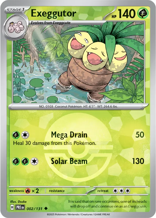 Exeggutor - Poke Ball Pattern