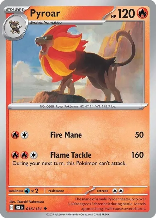 Pyroar - Reverse Holo