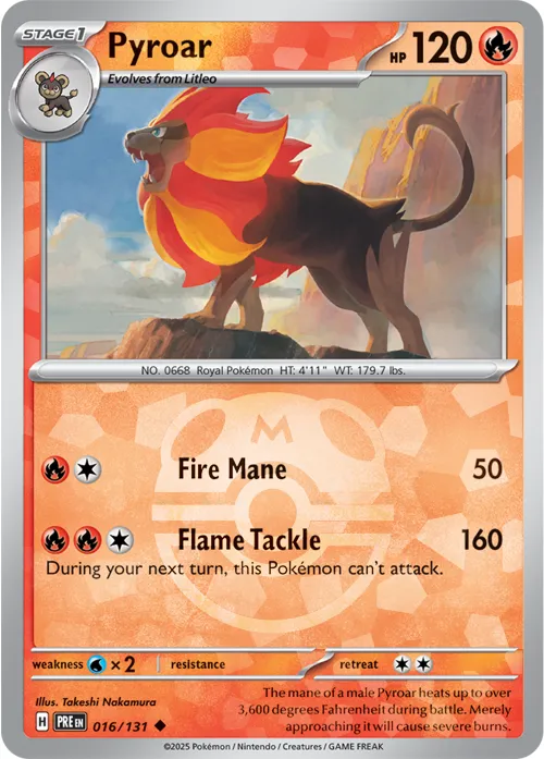 Pyroar - Master Ball Pattern