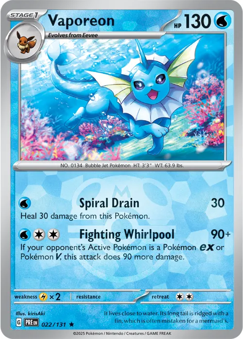 Vaporeon - Master Ball Pattern